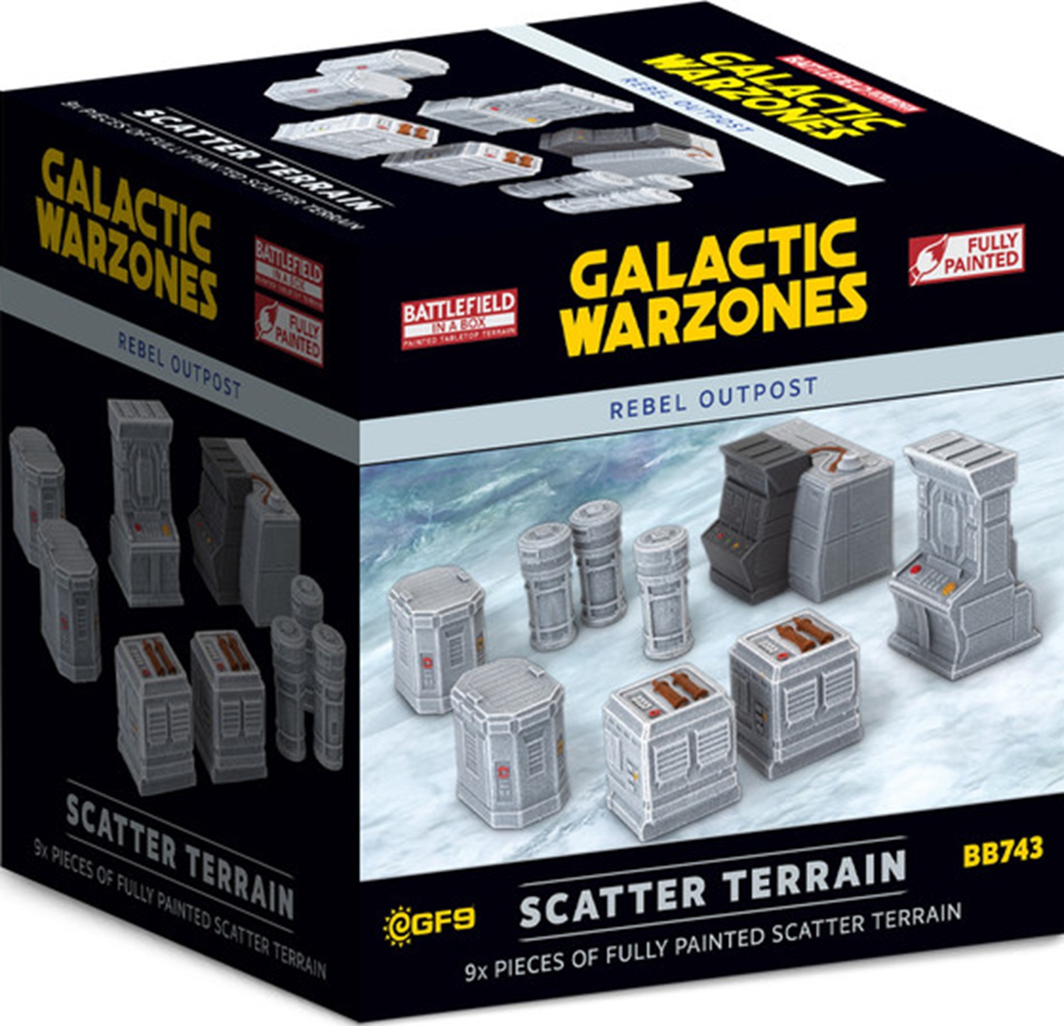 Galactic Warzones Rebel Outpost: SCATTER TERRAIN 
