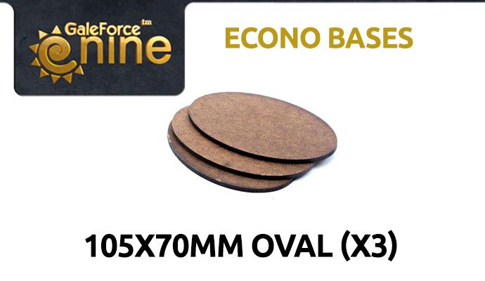 Gale Force Nine: Econo Bases: 105x70mm (3) 