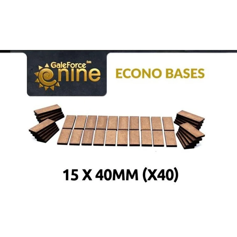 Gale Force Nine: Econo Bases: 15x40mm (40) 