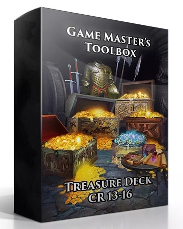 Game Masters Toolbox: Treasure Deck CR 13-16 (5E D&D Compatible) 