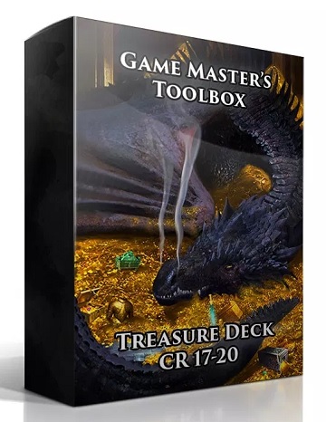 Game Masters Toolbox: Treasure Deck CR 17-20 (5E D&D Compatible) 