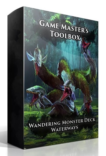 Game Masters Toolbox: Wandering Monsters Deck- Waterways (5E D&D Compatible) 