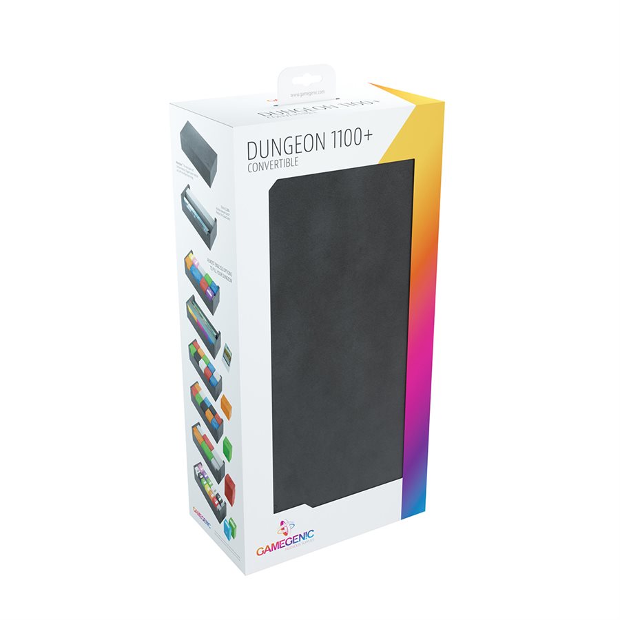 Gamegenic: Deck Box: Dungeon 1100+ Convertible: Midnight Grey 