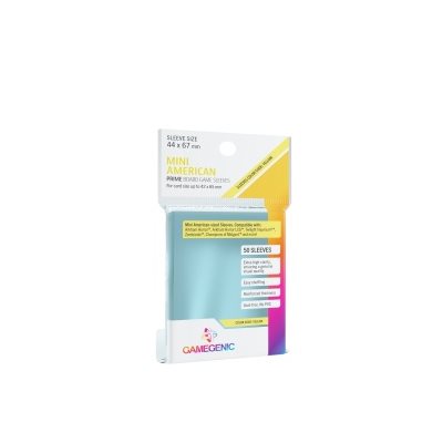 Gamegenic: Prime Sleeves: Mini American-Sized (50) 