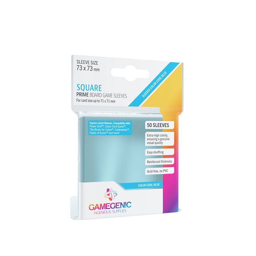 Gamegenic: Prime Sleeves: Square Sized 73 x 73 mm (50) 