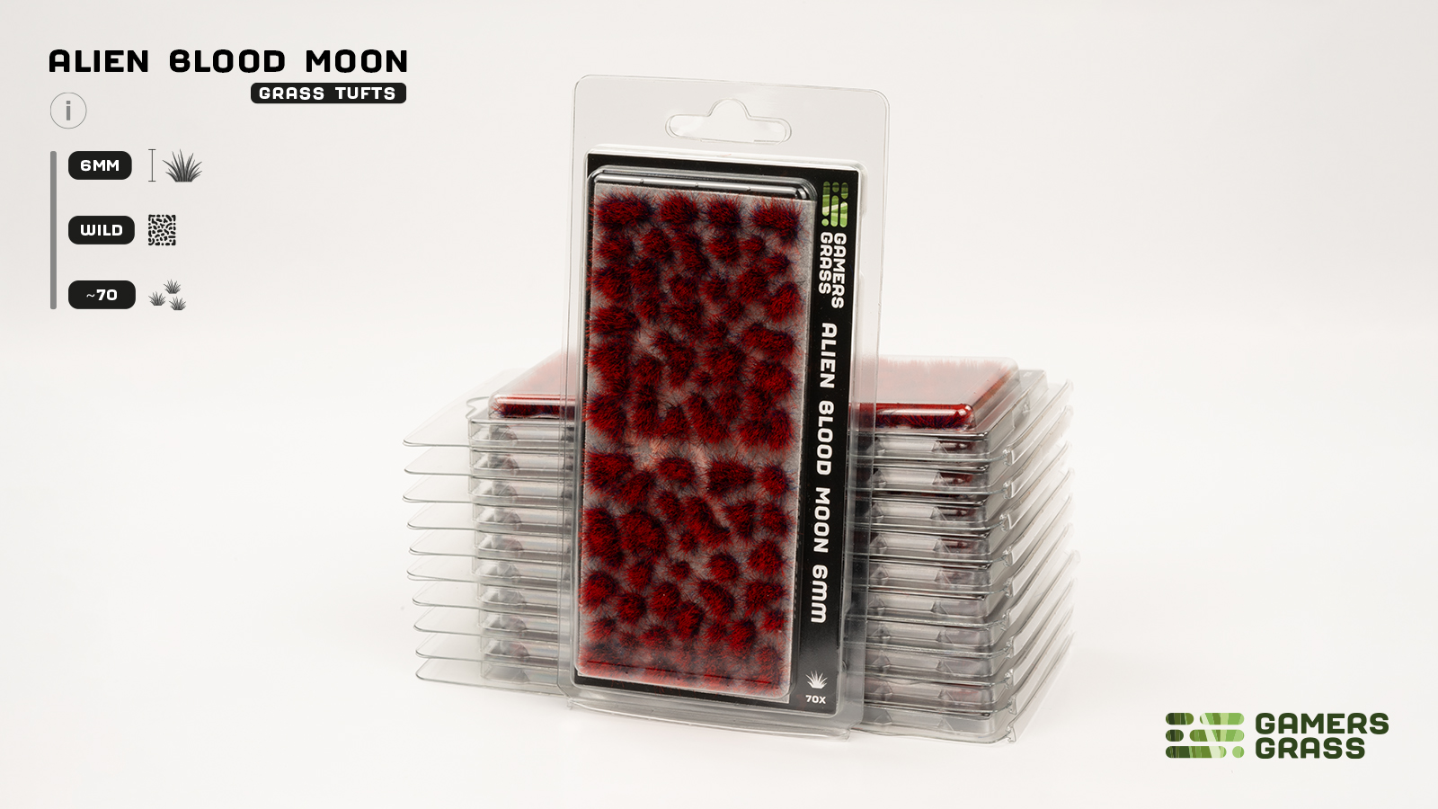 Gamers Grass: Alien Blood Moon Tuft: Wild (6mm)  