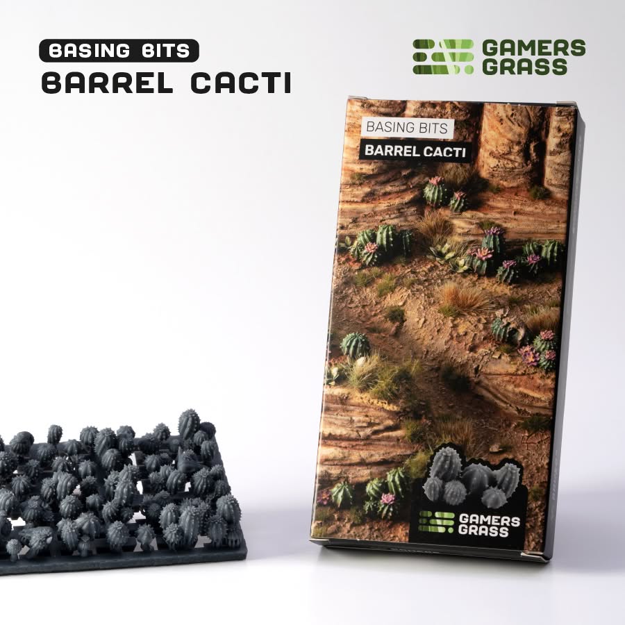Gamers Grass: Basing Bits: Barrel Cacti 