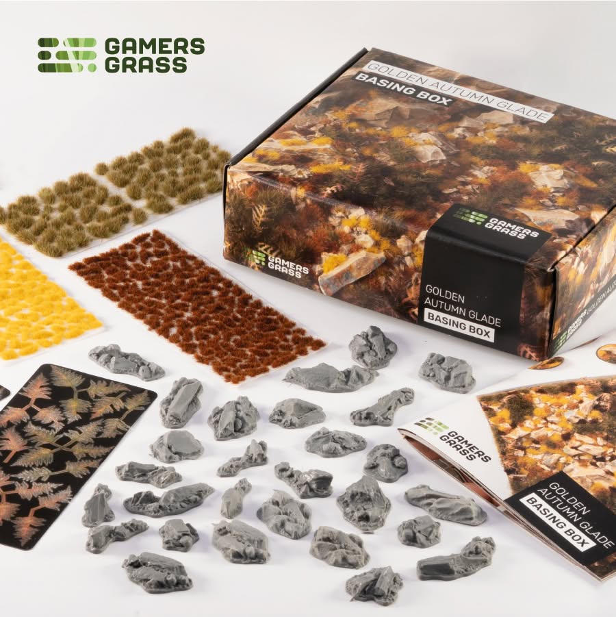 Gamers Grass: Golden Autumn Glade Basing Box 