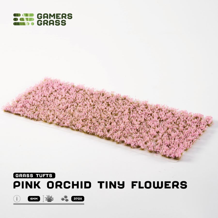 Gamers Grass: Pink Orchid Tiny Flowers 