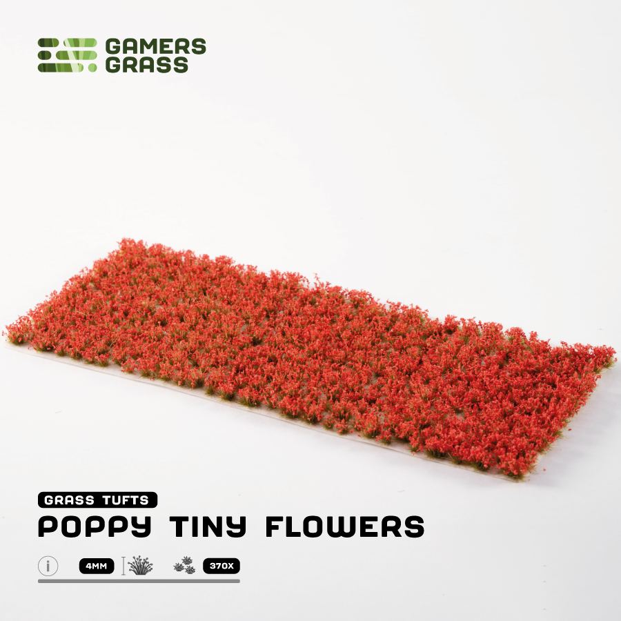 Gamers Grass: Poppy Tiny Flowers 