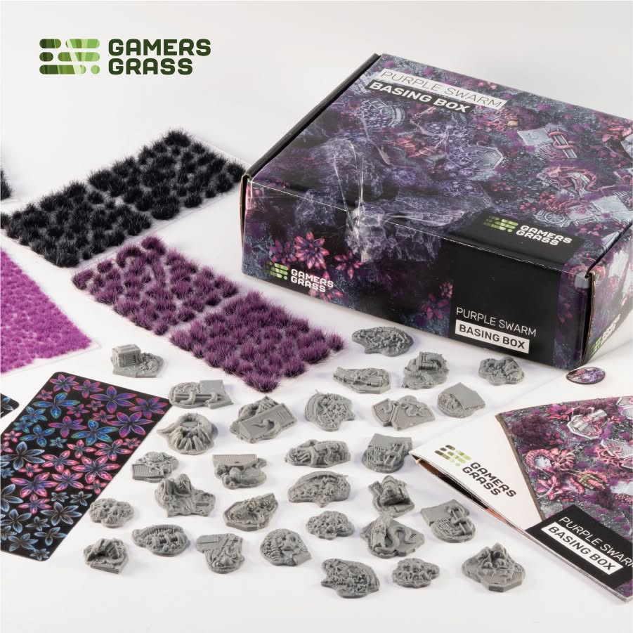 Gamers Grass: Purple Swarm Basing Box 