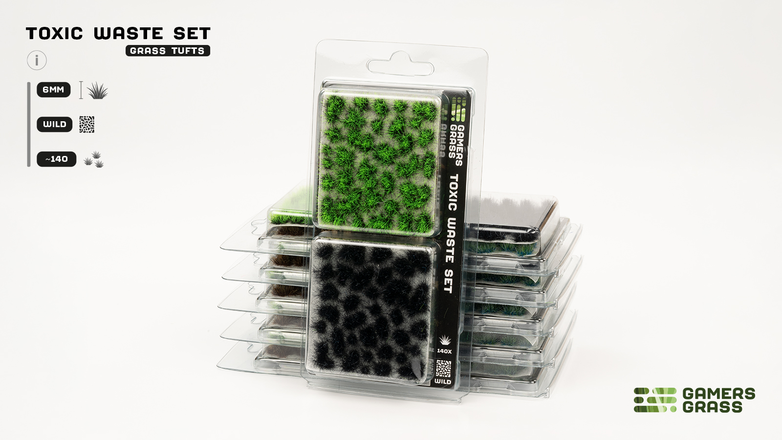 Gamers Grass: Toxic Waste Tuft Set: Wild 