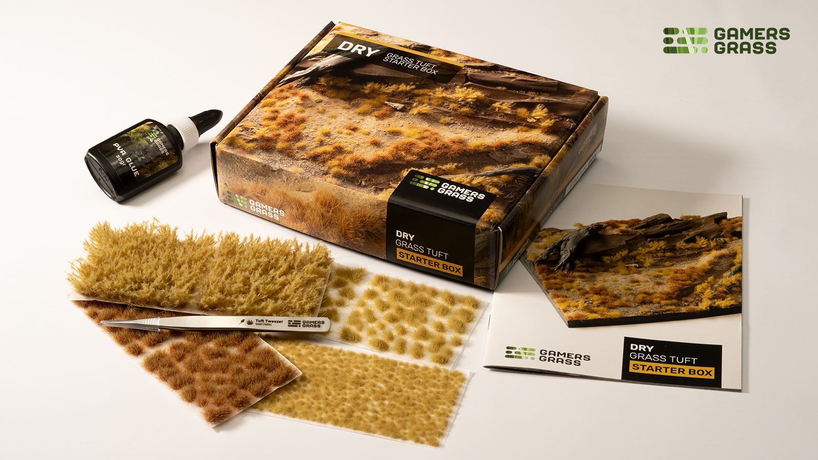 Gamers Grass Tuft Starter Boxes: Dry Grass 
