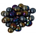 Gaming Stones: Black Opal Iridized (40) Tube  