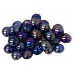Gaming Stones: Crystal Dark Blue Iridized (40) Tube 