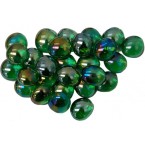 Gaming Stones: Crystal Green Iridized (40) Tube 
