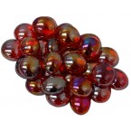 Gaming Stones: Crystal Red Iridized (40) Tube 