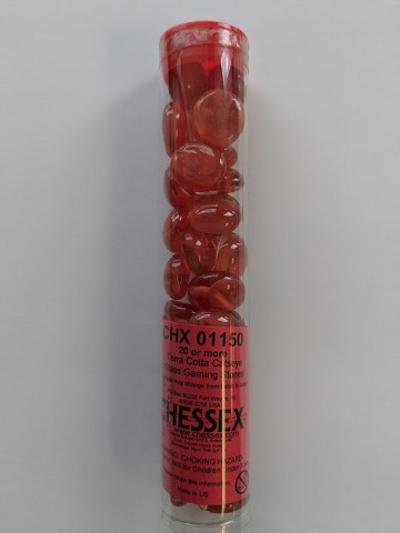 Gaming Stones: TERRA COTTA CATSEYE 