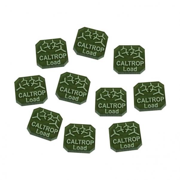 Gaslands: Caltrop Load Ammo Tokens, Translucent Grey 
