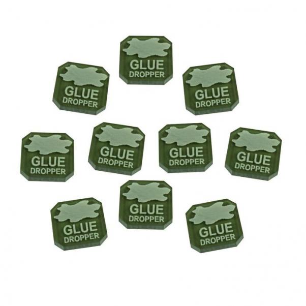 Gaslands: Glue Dropper Ammo Tokens, Translucent Grey 