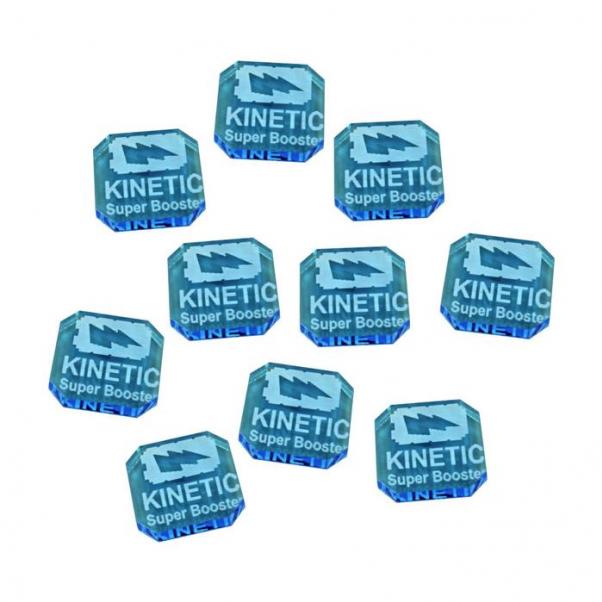 Gaslands: Kinetic Super Booster Ammo Tokens, Fluorescent Blue 