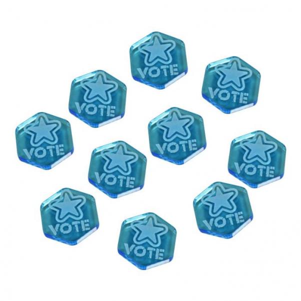 Gaslands: Vote Tokens, Fluorescent Blue 