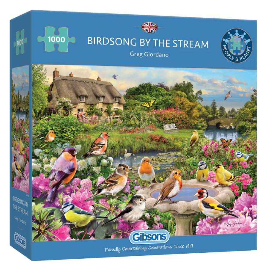 Gibsons Puzzles (1000): Birdsong by the Stream [DAMAGED] 