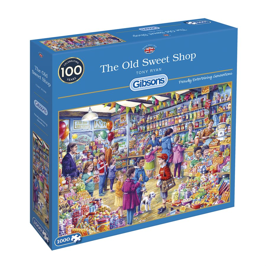 Gibsons Puzzles (1000): The Old Sweet Shop (DAMAGED) 