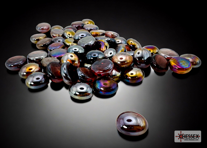 Glass Stones: Iridized Amethyst 