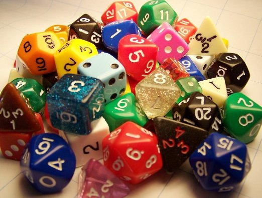 Koplow: Pearl 100 Polyhedral Dice Assorted Cube 