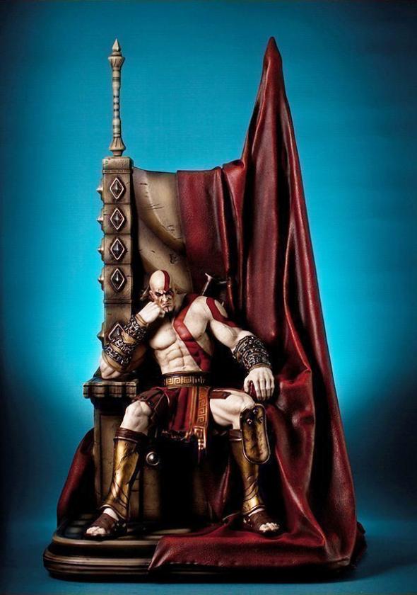God Of War: Kratos on Ares Throne 