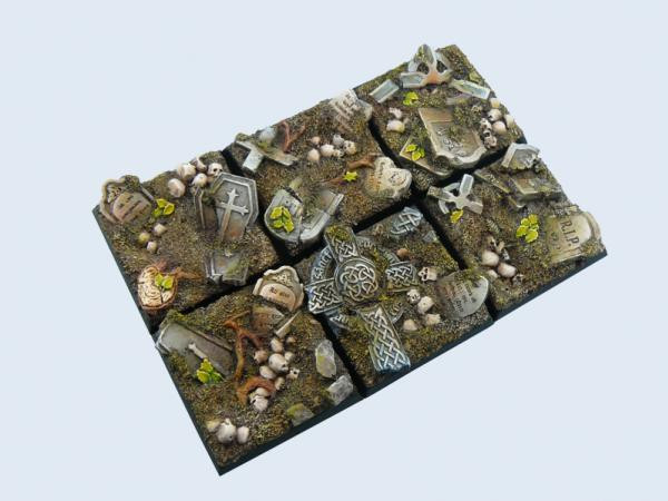 Micro Art Studio: Graveyard Bases: Square 40mm 