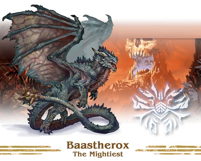Great Wyrms of Drakha: Plastic Dragon Baastherox 