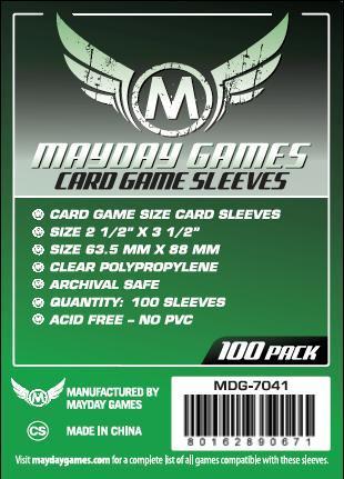 Mayday: Card Game Sleeves (MDG-7041 63.5mm X 88mm) 