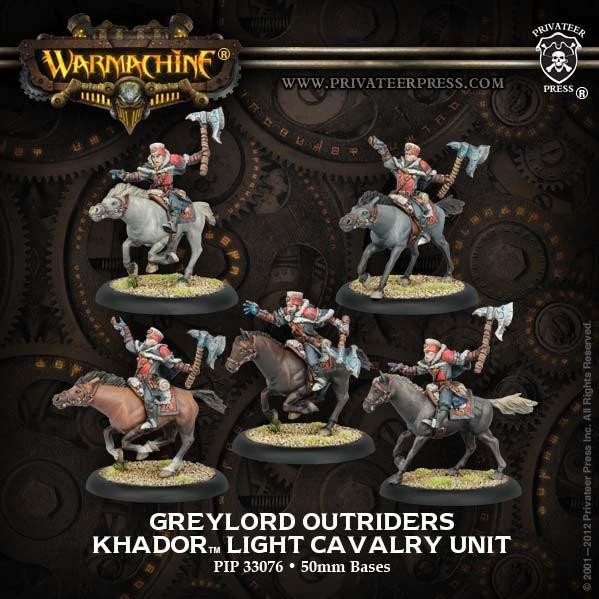 Warmachine: Khador (33076): Greylord Outriders 