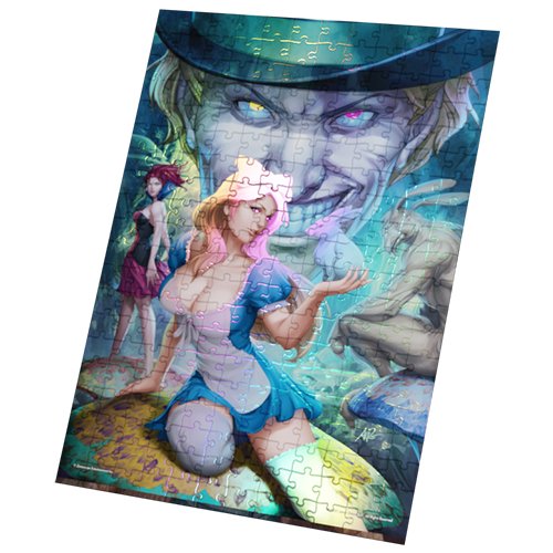 Grimm Fairy Tales Foil Puzzle: Alice in Wonderland 