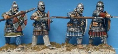 Gripping Beast 28mm Age Of Arthur: German Tribes- Armoured Warriors (4) 