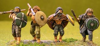 Gripping Beast 28mm Age Of Arthur: Irish- Bare Chested Warriors #2 (4) 