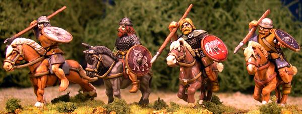 Gripping Beast 28mm Age Of Arthur: Pict- Mounted Pict Nobles (4) 