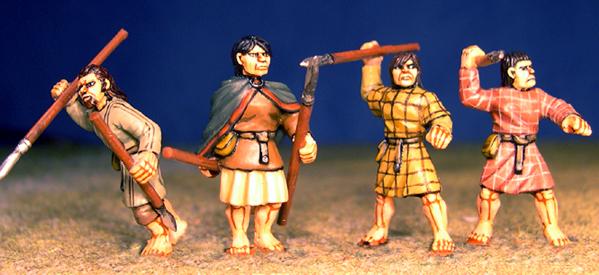 Gripping Beast 28mm Age Of Arthur: Pict- Pict Hunters (4) 