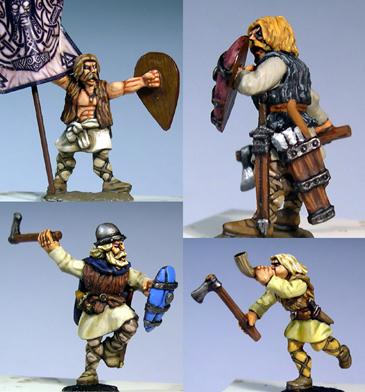 Gripping Beast 28mm Medieval Russian: Tribal Warriors (Command) (4) 