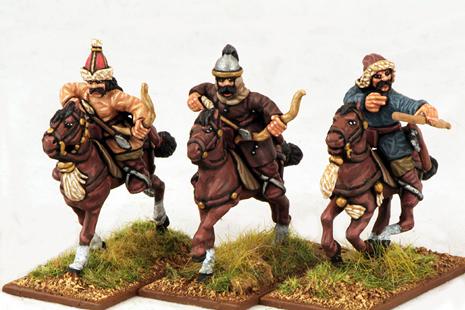 Gripping Beast 28mm Mongols: Cavalry (Archers #2) (3) 