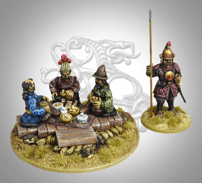 Gripping Beast 28mm Mongols: Victory Feast Vignette (4) 