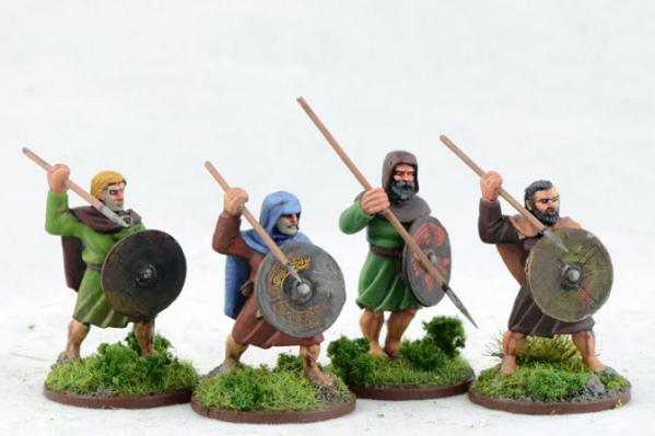 Gripping Beast 28mm Viking Age: Scottish- Ceithern Infantry (Atacking) (4) 