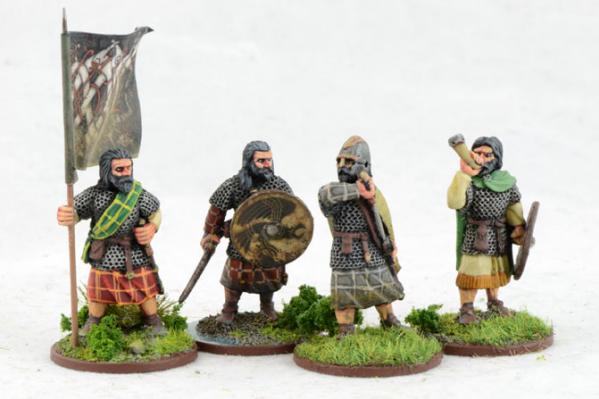 Gripping Beast 28mm Viking Age: Scottish- Fianna Command #1 (4) 