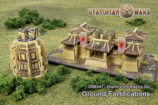 Dystopian Wars: Empire Of The Blazing Sun: Ground Fortifications 