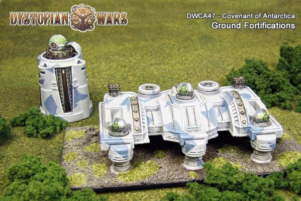 Dystopian Wars: Covenant of Antarctica: Ground Fortifications 