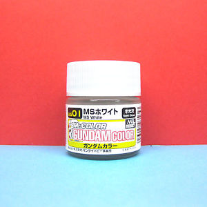 Gundam Color: UG01 MS White (10ml Bottle) 