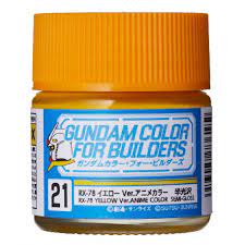 Gundam Color: UG21 RX-78 Yellow Version Anime Color (10ml Bottle) 