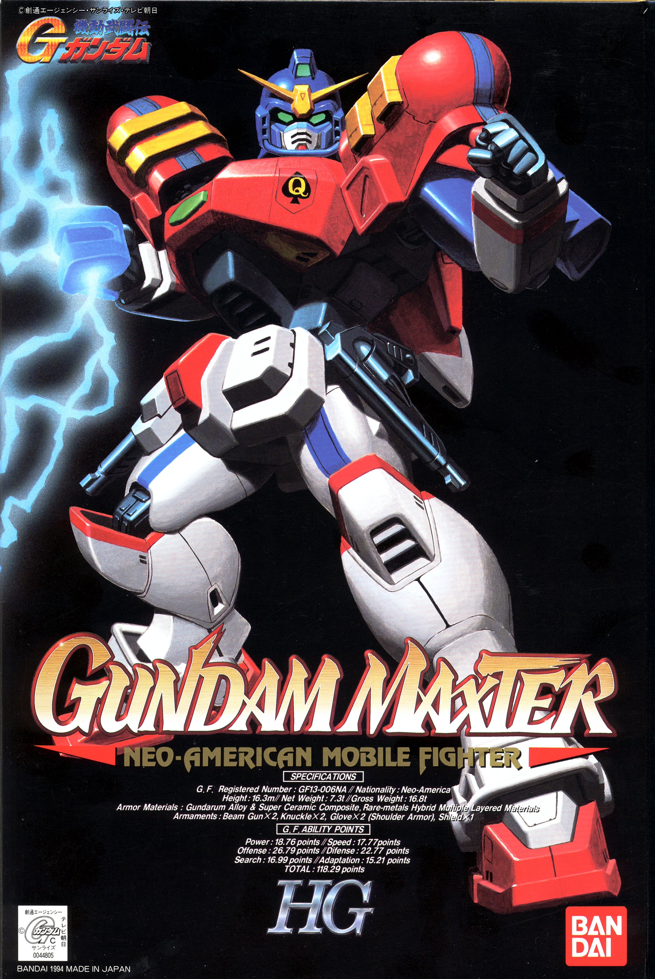 G Gundam High Grade (1/100): Gundam Maxter 